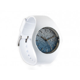 013429 Ice-Watch, Ice-Lo White Blue Medium, Damenuhr, Quarzwerk