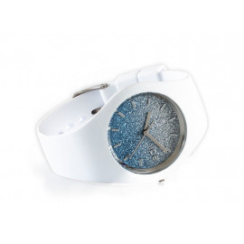 013429 Ice-Watch, Ice-Lo White Blue Medium, Damenuhr, Quarzwerk
